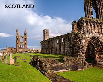 Scotland - The ruins of the Abbey of St. Andrews