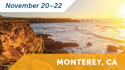 Request registration for the partnership weekend in Monterey, California November 21-23